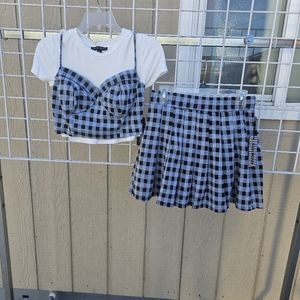 3pcs Skirt set